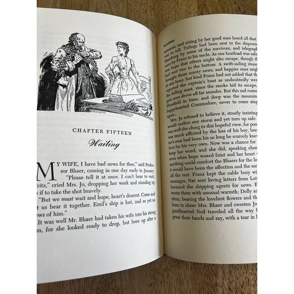 Jo's Boys by Louisa May Alcott 1949 Illustrated Junior Library HC w Slip Case - Picture 12 of 16